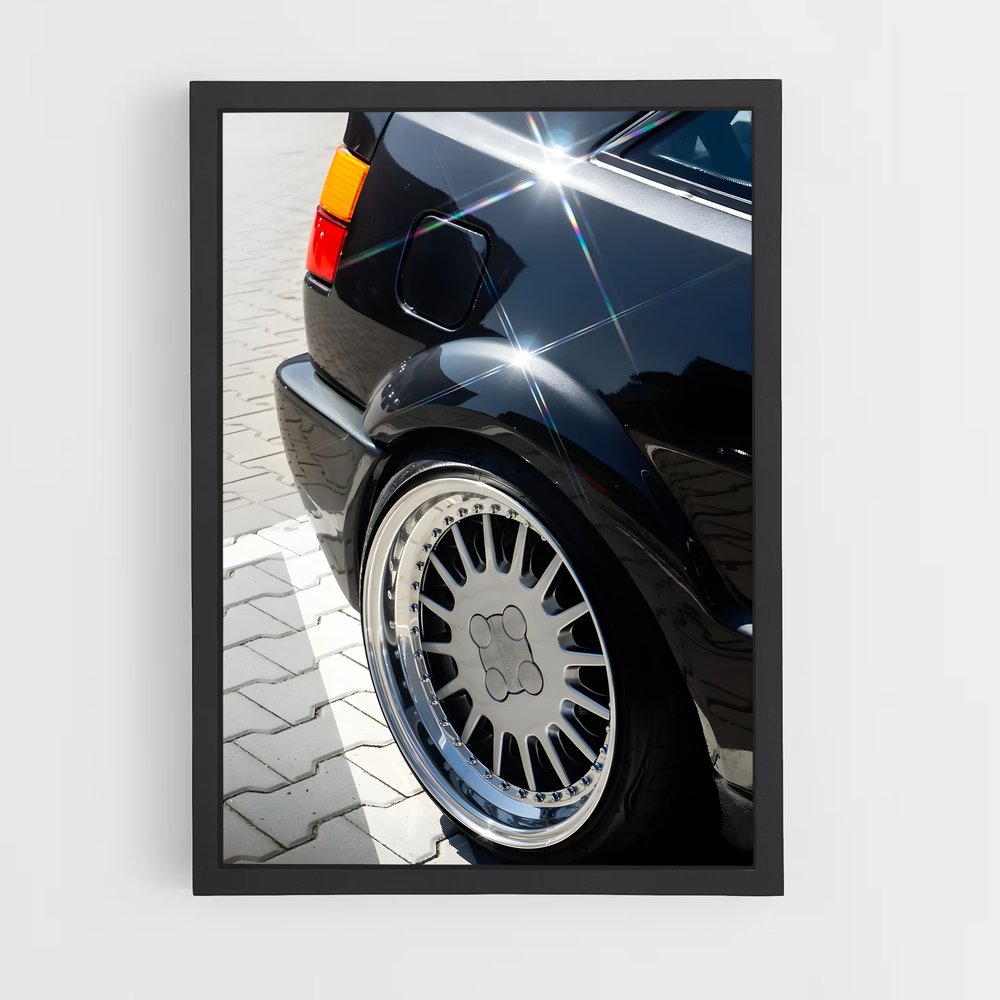 Poster Corrado Noir – affiche Volkswagen (vue 2)